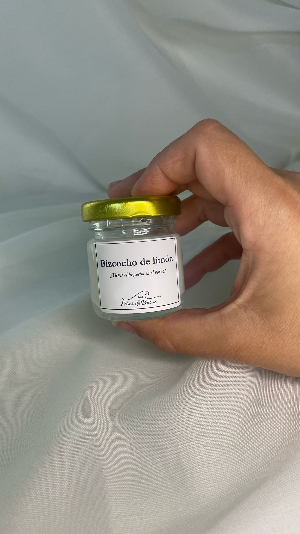 Vela aromática Bizcocho de limón - Versión Mini