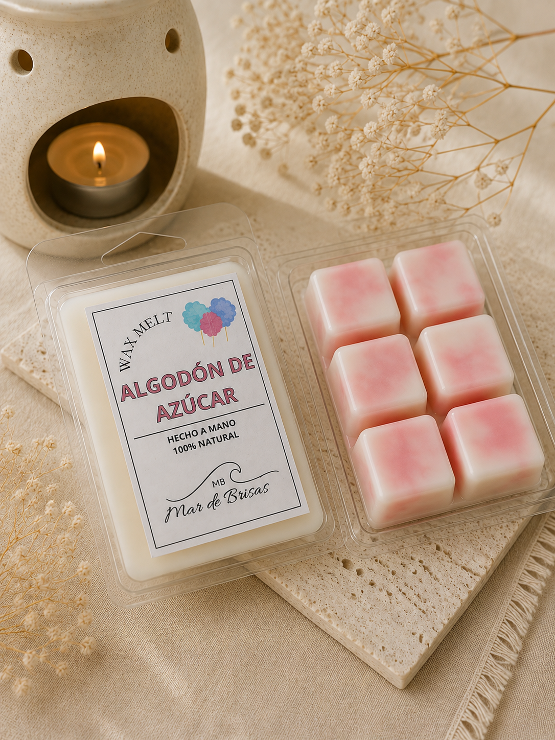 Wax melt Tableta - Algodón de azúcar