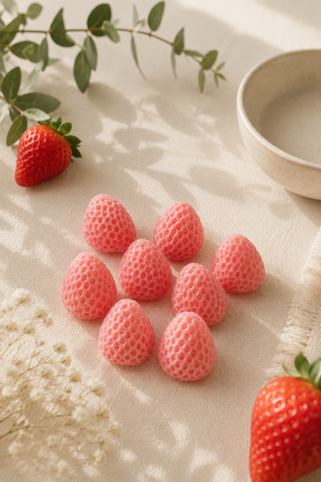 Wax melts - Chuche de fresa (15 h +/- unidad)