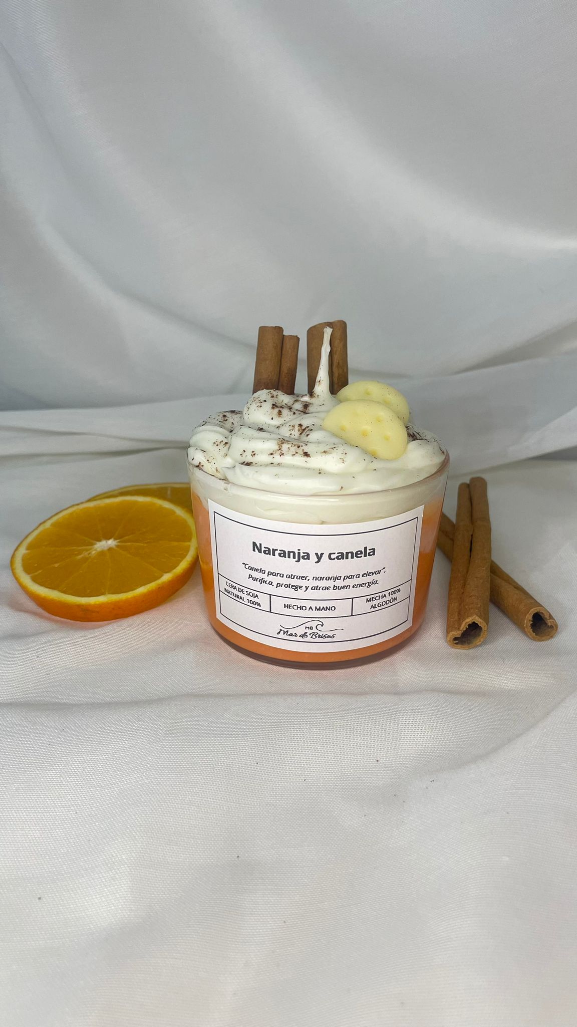 Vela aromática - Canela y Naranja
