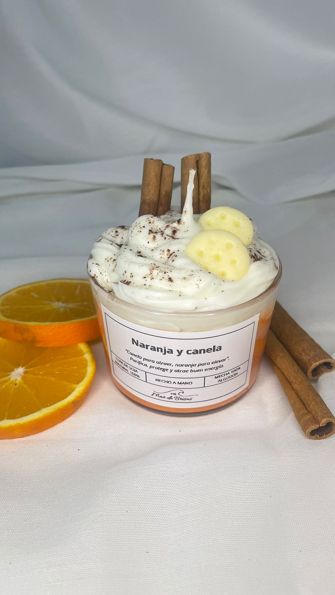 Vela aromática - Canela y Naranja