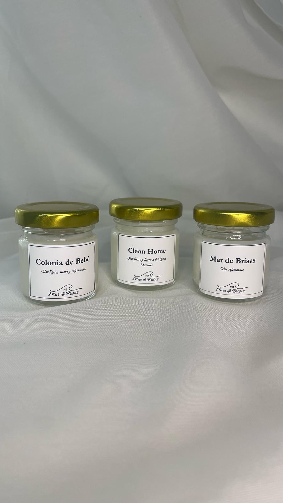Pack "Cielo en Casa" - 3 mini velas aromáticas