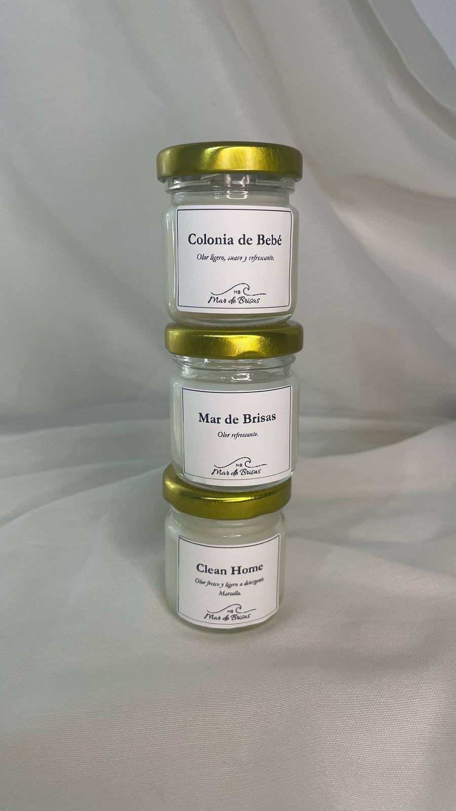 Pack "Cielo en Casa" - 3 mini velas aromáticas