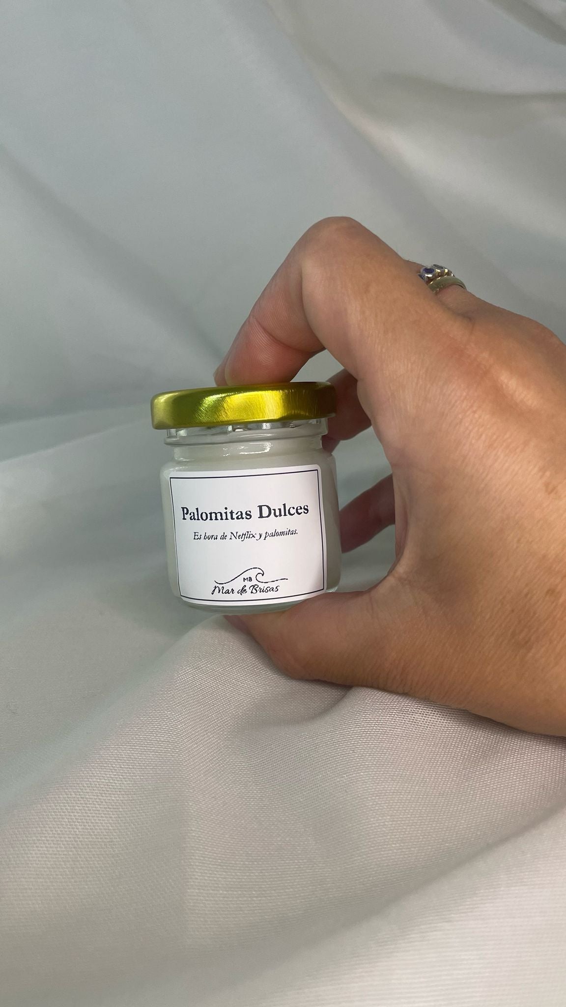 Vela aromática Palomitas Dulces - Versión Mini