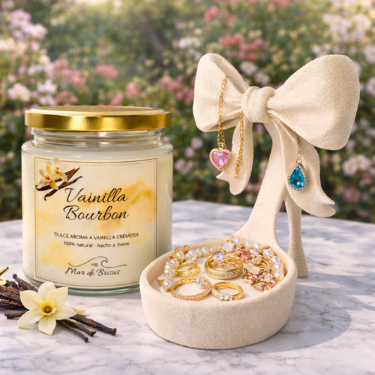 Pack 5 (Vela aromática + bandeja)