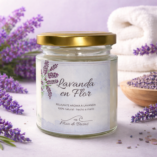 Vela aromática - LAVANDA EN FLOR