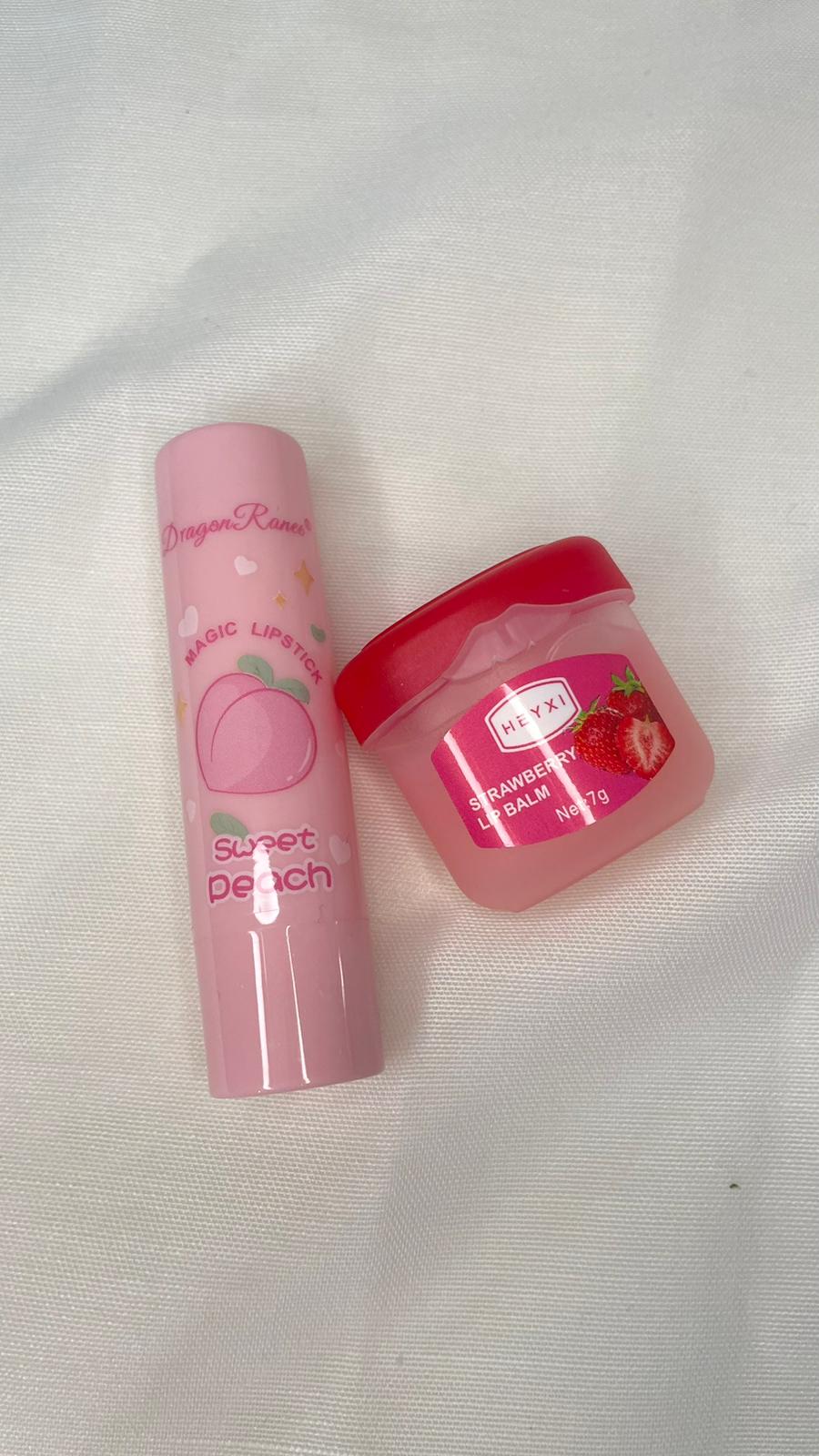 Pack Labial Melocotón & Cacao Rosa