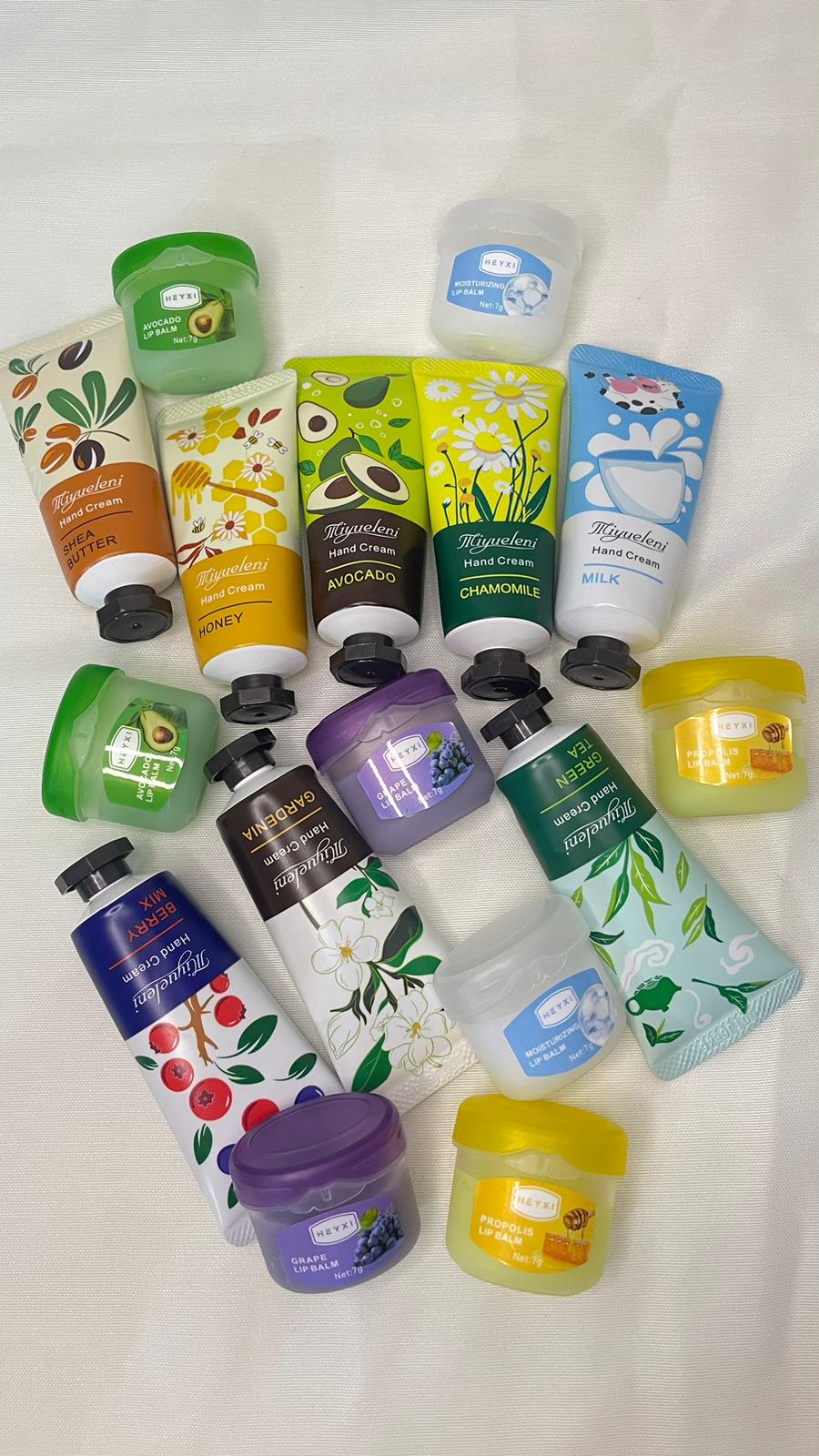 Pack Hidratación y Cuidado – Crema de Manos &amp; Cacao de Labios Sabor Frutas