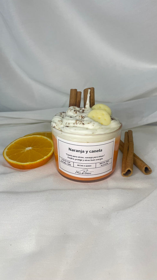Vela aromática - Canela y Naranja
