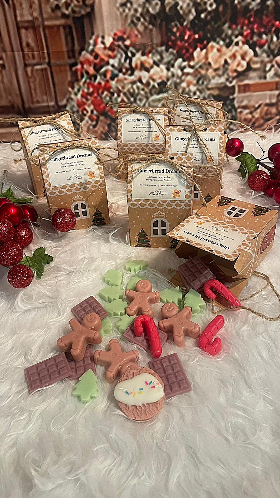 Gingerbread Dreams – Wax Melts Navideños (Dulces)